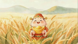 麦田财神爷