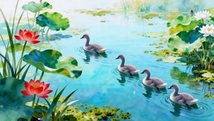 春江水暖鸭先知