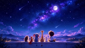 星空下的伙伴