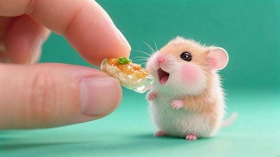 想吃糖的小仓鼠