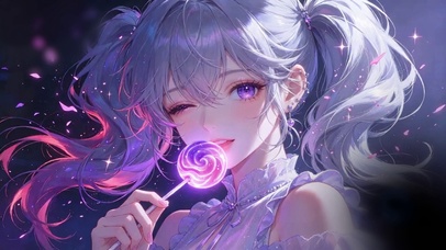 棒棒糖少女