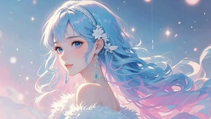 4K  治愈系甜妹插画