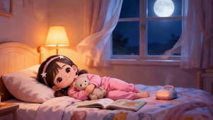 睡着女孩