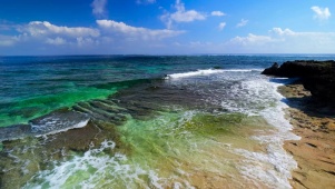 唯美海浪海滩