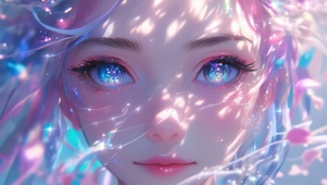 风把星光吹进眼里