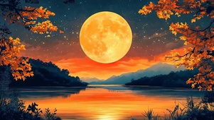 秋季夜景