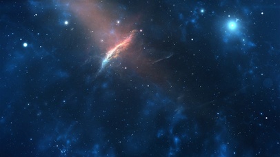 大气浩瀚星空穿梭