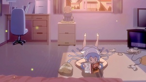 趴着读书