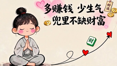 多赚钱少生气