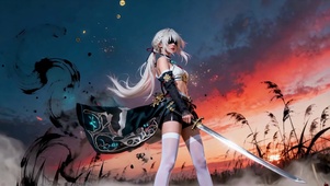 银华剑姬的黄昏墨风的飒剑绝章