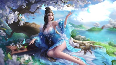 4K 古风美女