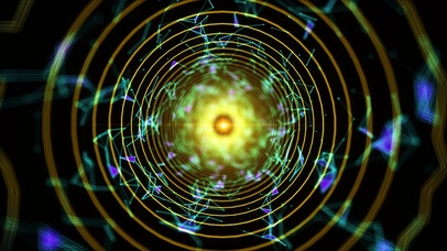 动感光效音乐线条