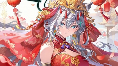 砂狼白子婚纱