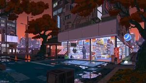 夜晚街道