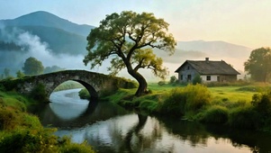 4K小桥流水人家