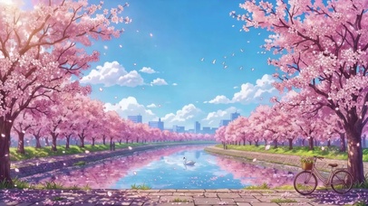 樱花河畔
