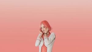 橙色系少女