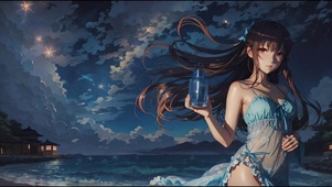海边唯美少女