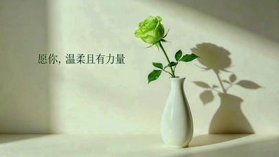 温柔且有力量I青玫瑰