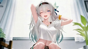 慵懒居家萝莉流萤