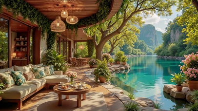鱼溪岸林小屋
