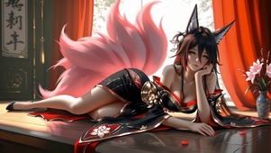 狐尾缠香，花落忘归