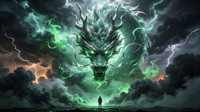 绿色神龙