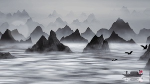 中国风水墨画