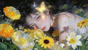 夜景女孩