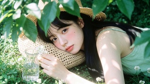 少女休憩