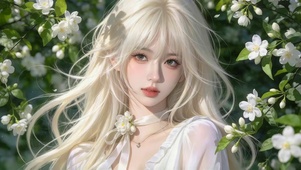 栀子花女孩