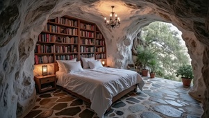 【雨景】洞景卧室