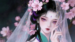 花下美人妆