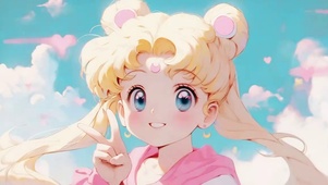 比耶的动漫美少女