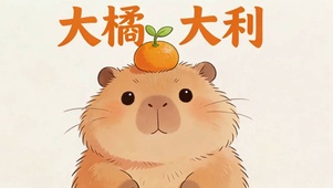 可爱水獭大橘大利