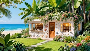 海边贝壳小屋