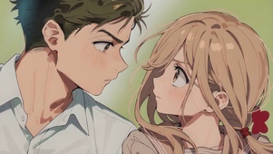 深情对视