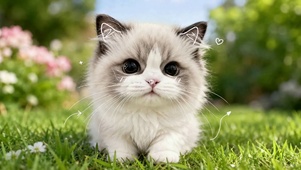 软萌可爱布偶小猫咪