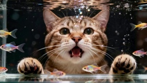 猫咪和小鱼