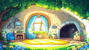 护眼绿景房屋