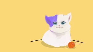 玩球的猫