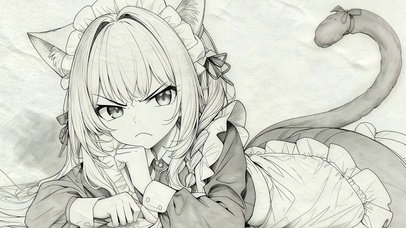 素描喵小娘