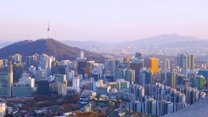 4K 高清 现代大都市亚洲城市
