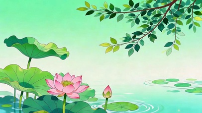 夏塘荷韵