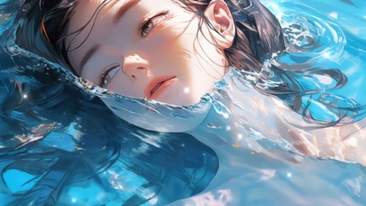 水中少女