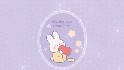 小兔子桌面壁纸