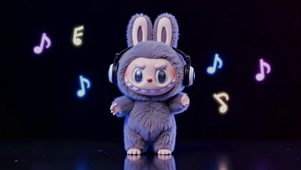 labubu舞动音符