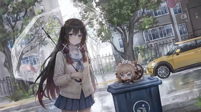 少偶雨天