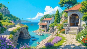 治愈海边小屋