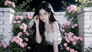 治愈鲜花女孩